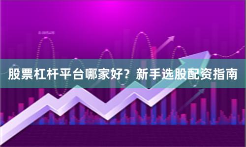 股票杠杆平台哪家好？新手选股配资指南
